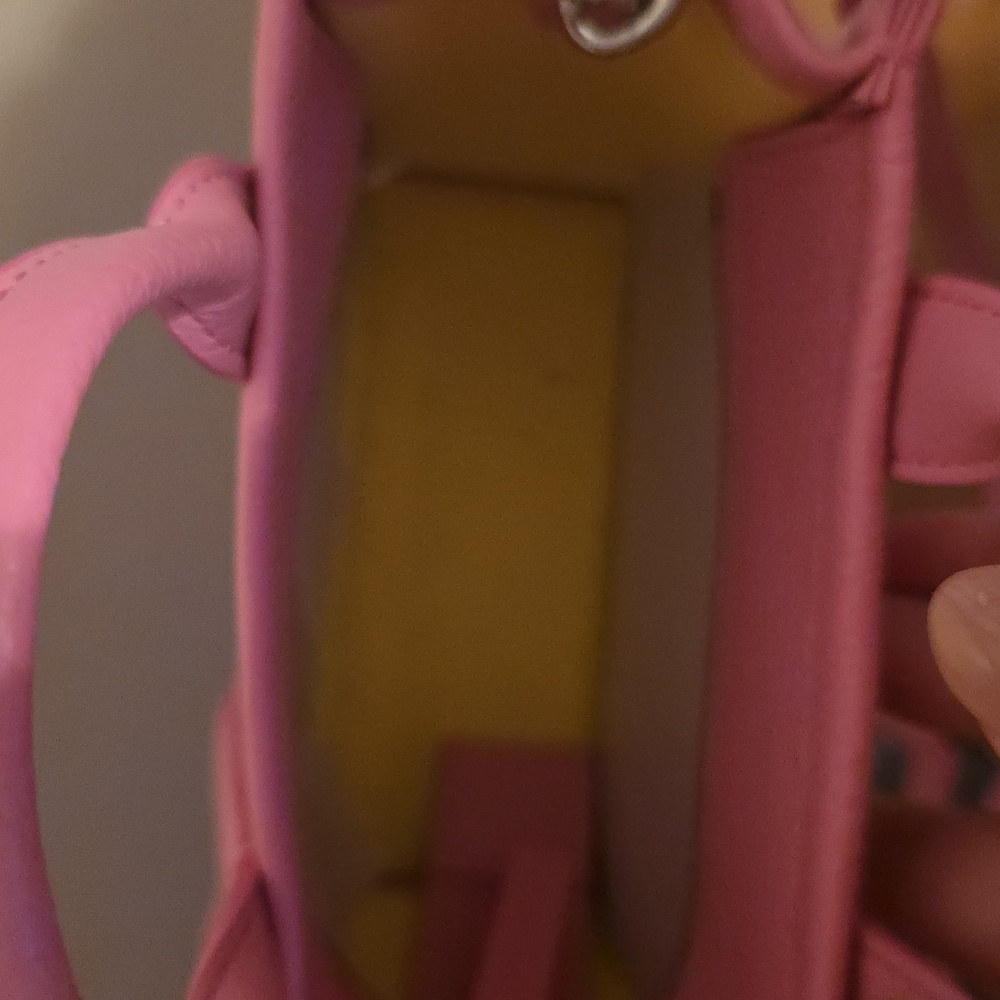 Marc Jacobs Pink Mini 'The Tote Bag' Leather Crossbody Tote - Picture 3 of 6